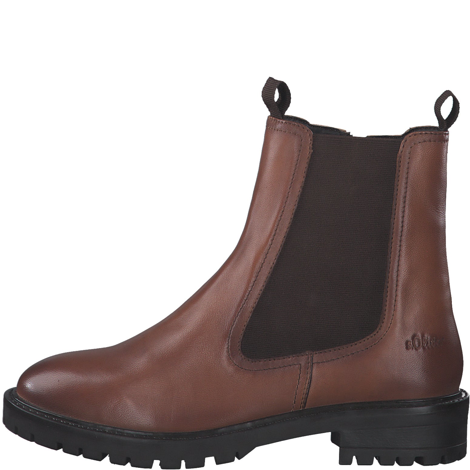 S OLIVER Cognac Chelsea Boot