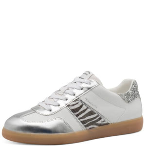 Tamaris Retro Zebra Print Trainer