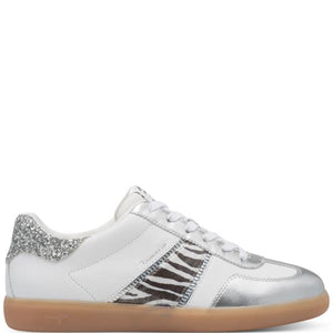 Tamaris Retro Zebra Print Trainer