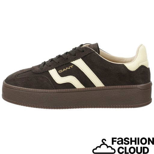 Gant CUZMANI Chocolate Brown/ Yellow Trainer