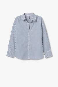 Tiffosi Blue Striped Shirt