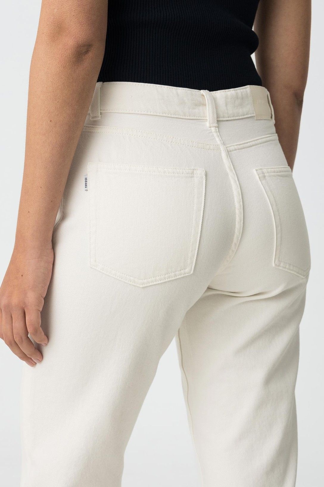 Tiffosi Solange White Trousers