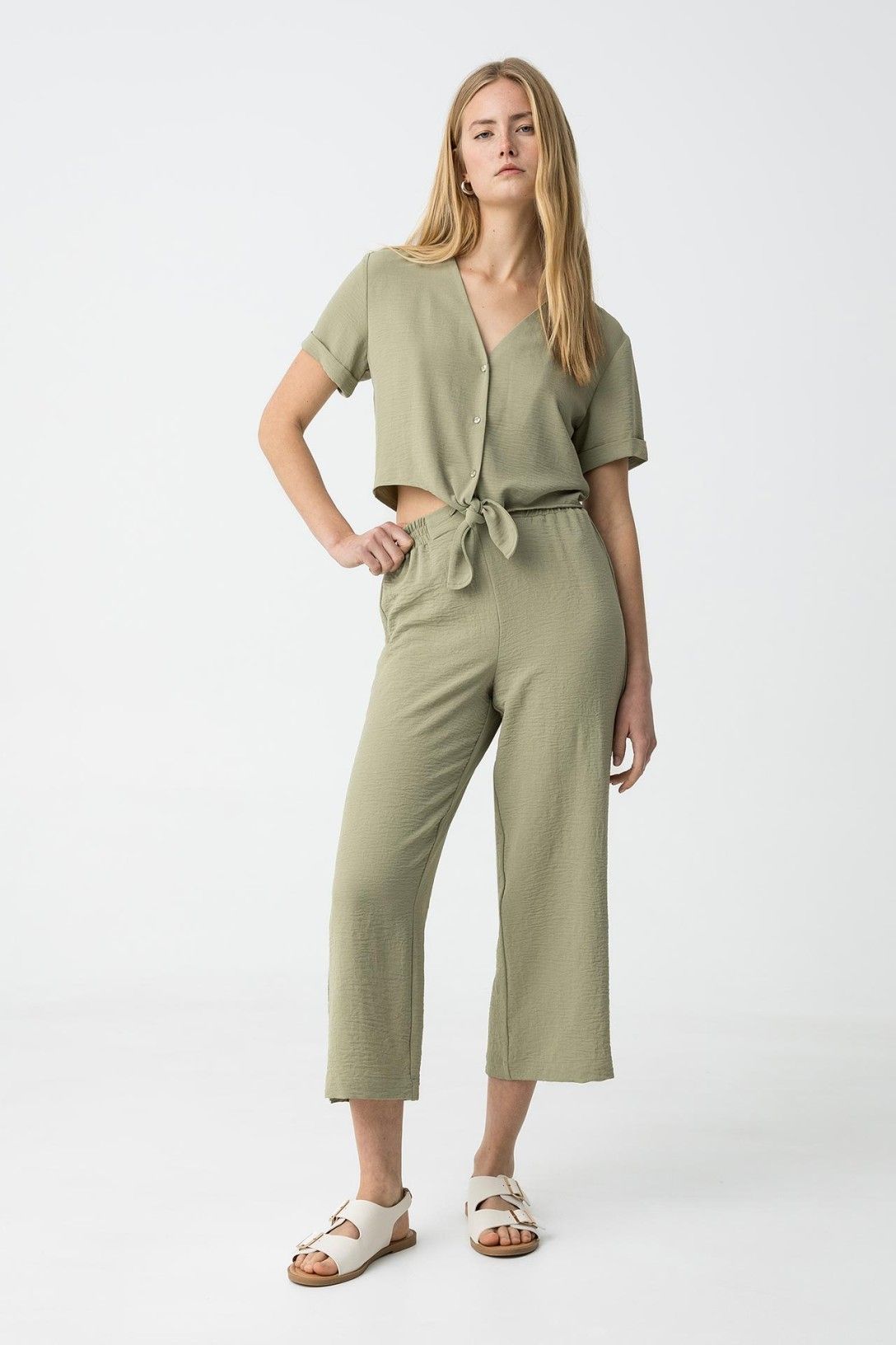 Tiffosi Francesca green Trousers
