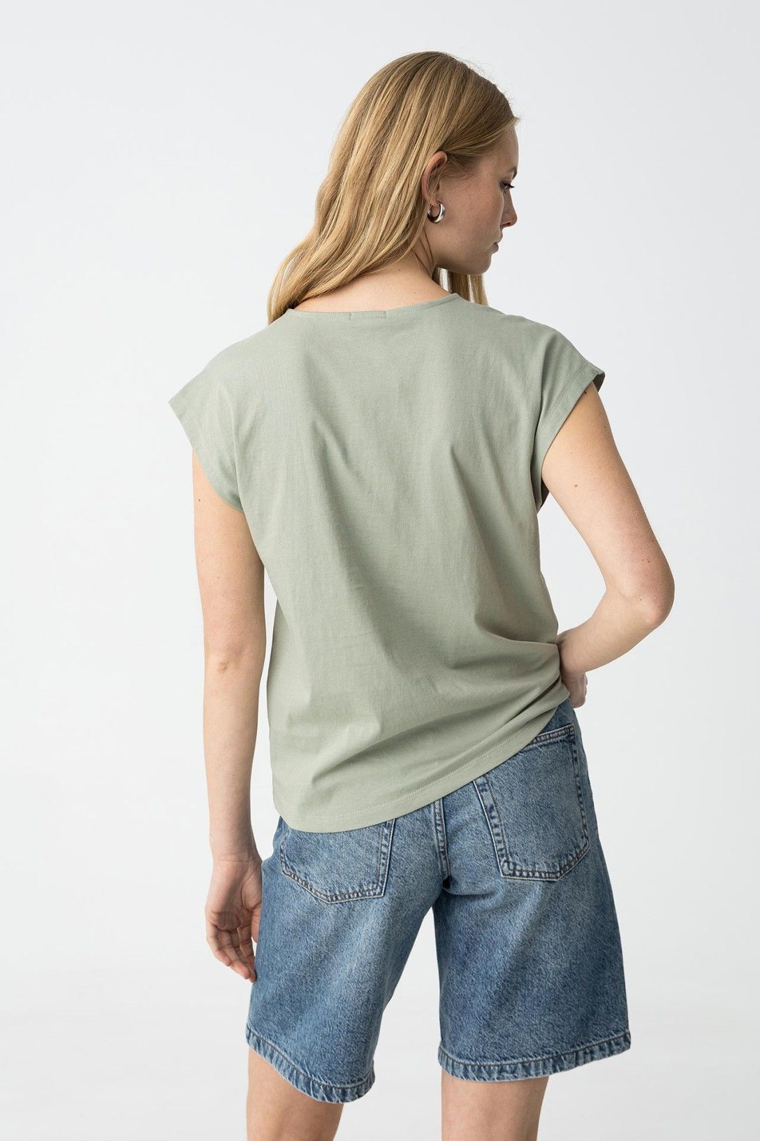 Tiffosi July Sage Green Tee Shirt