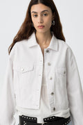 Tiffosi White Denim Jacket