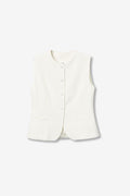 Tiffosi  Waistcoat in White