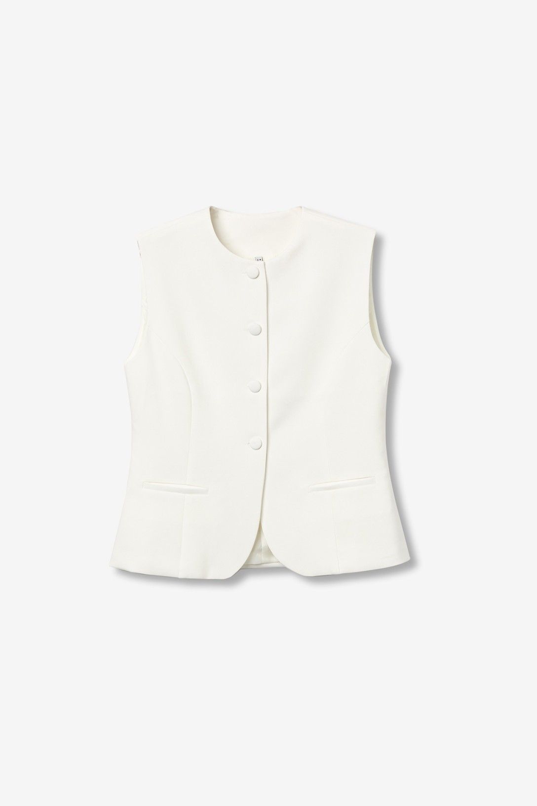 Tiffosi  Waistcoat in White