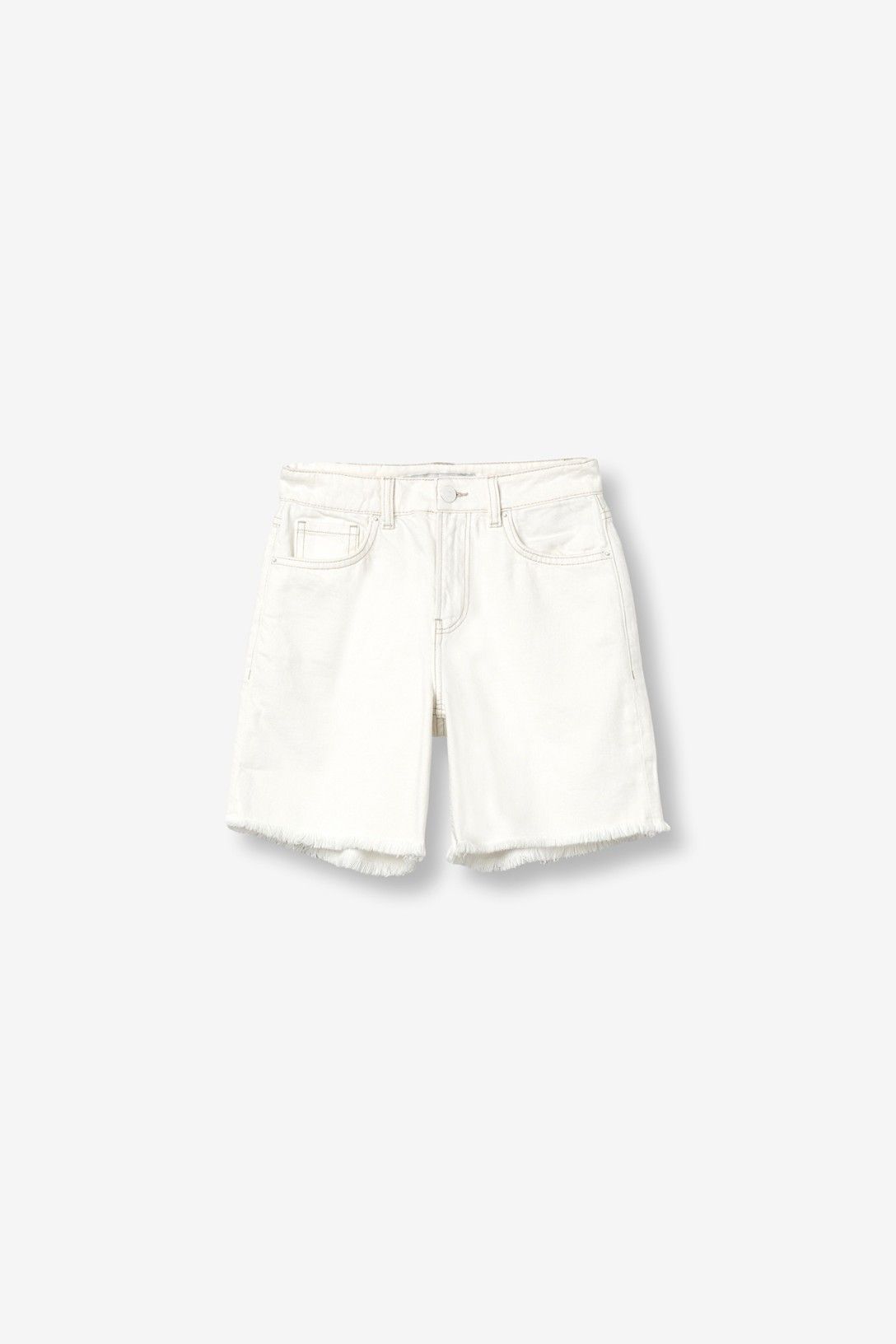 Tiffosi White Denim Shorts