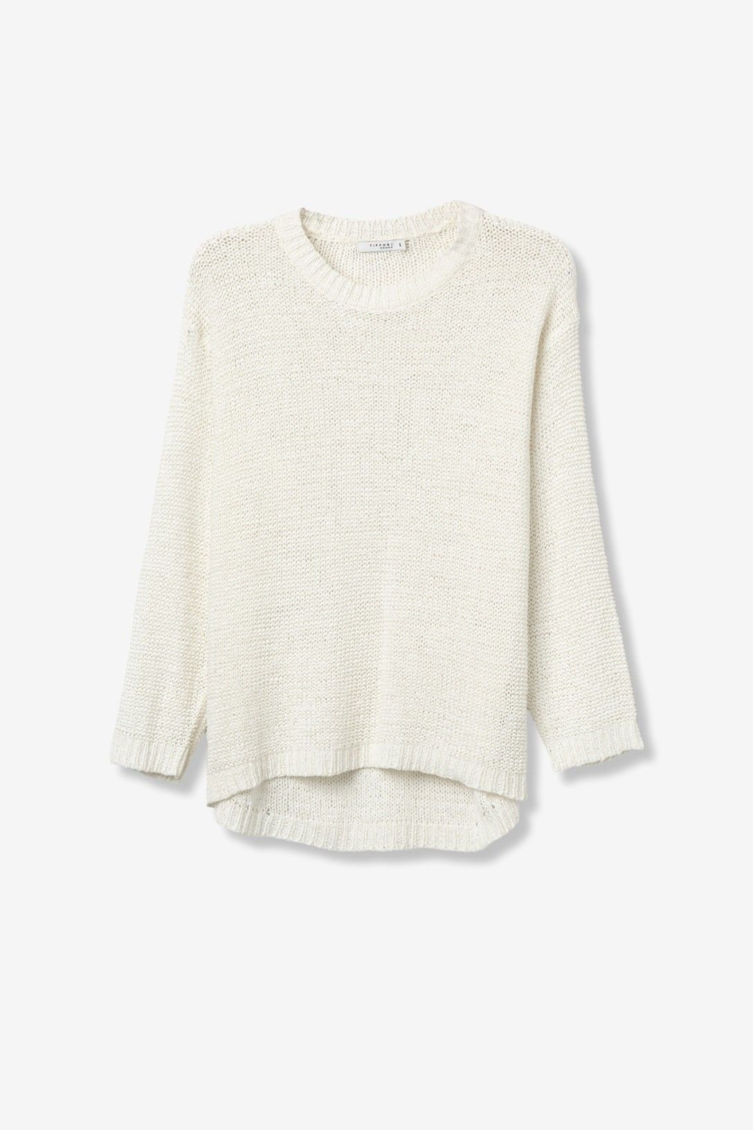 Tiffosi Rayssa Cable Jumper in white