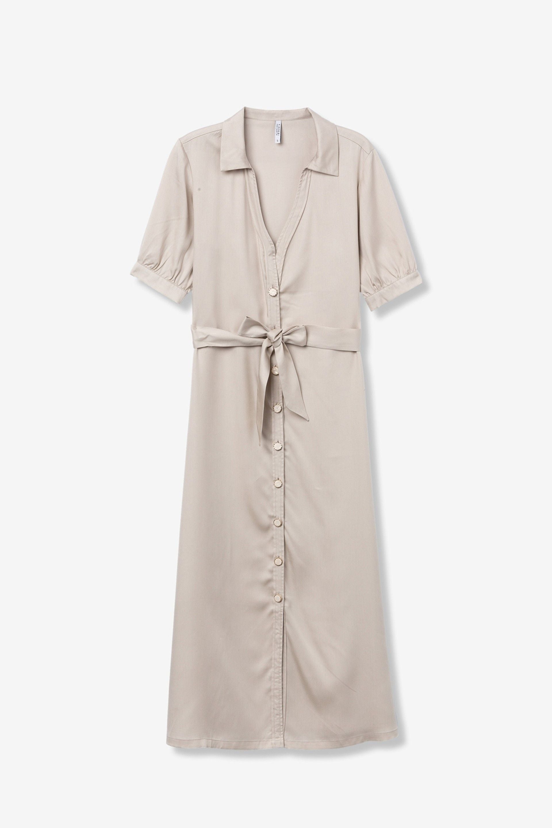 Tiffosi Mopa Summer Dress Beige