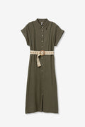 Tiffosi Riley Summer Dress Green
