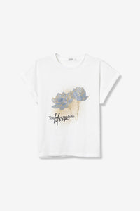 Tiffosi Print Tee-Shirt in White