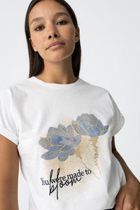 Tiffosi Print Tee-Shirt in White