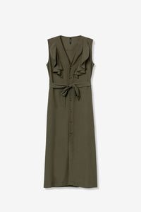 Tiffosi Midi Dress in Green