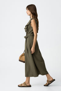 Tiffosi Midi Dress in Green