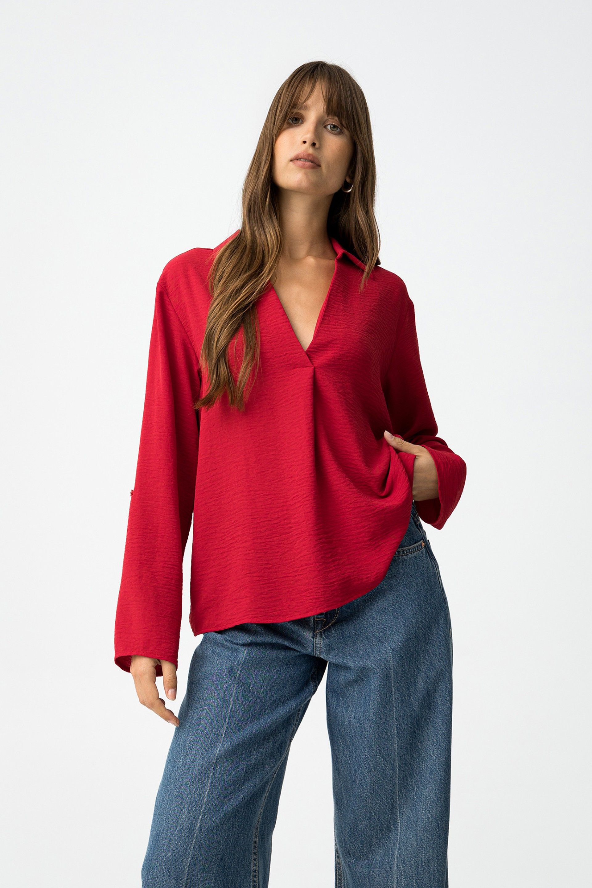 Tiffosi Atlantic Top in Red