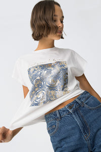 Tiffosi Madrid White Tee Shirt