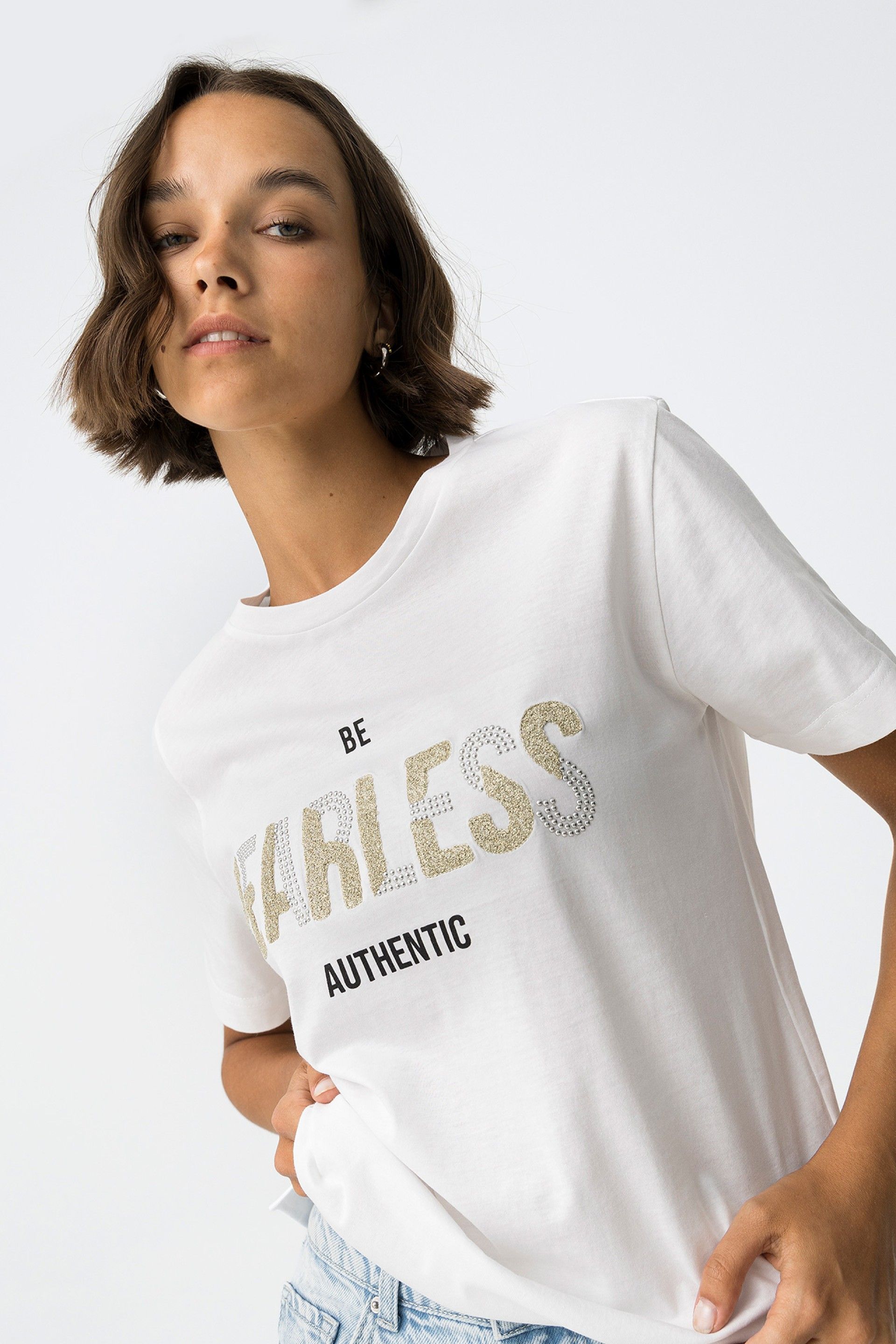 Tiffosi Patou White Tee Shirt