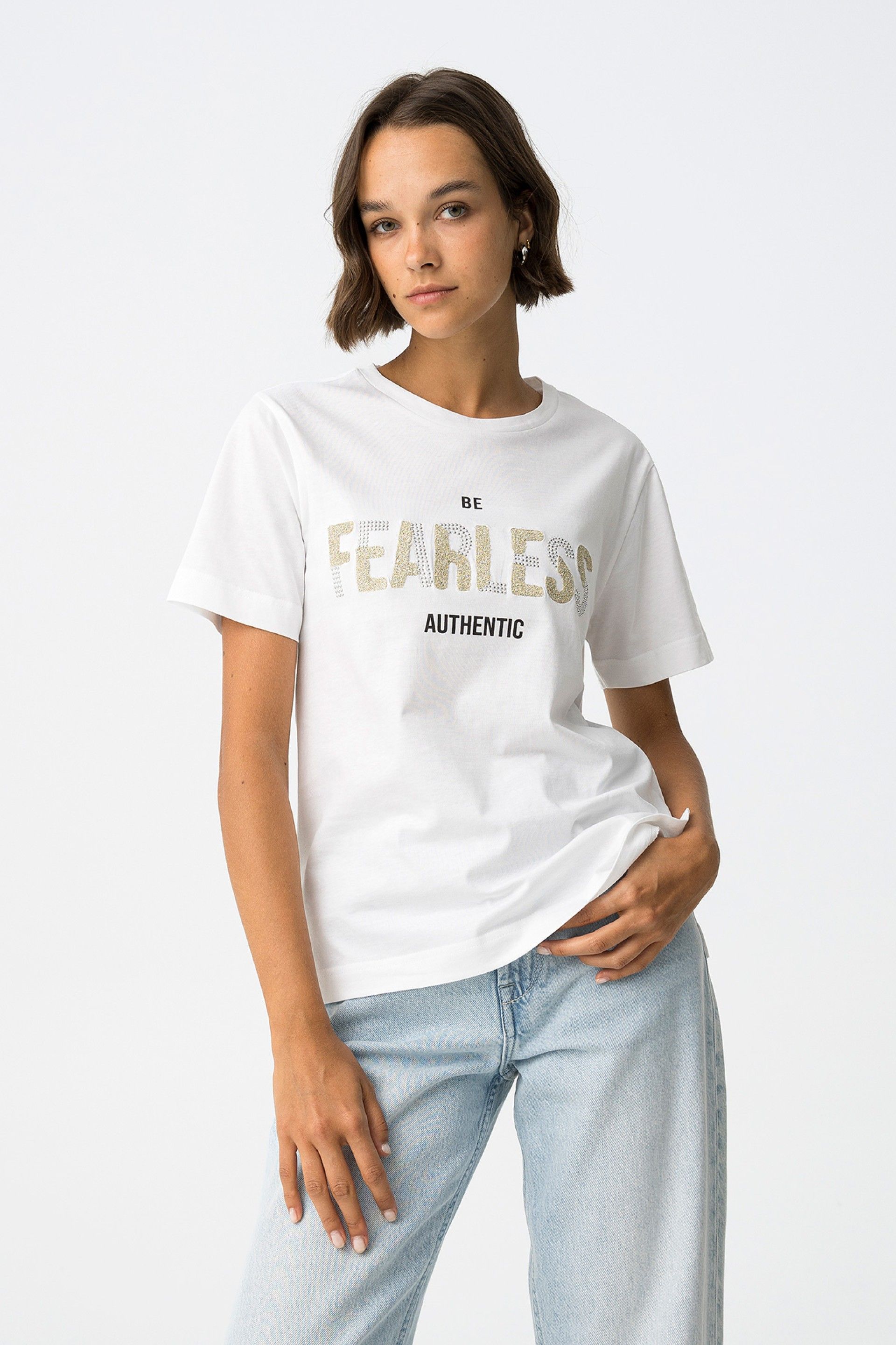 Tiffosi Patou White Tee Shirt