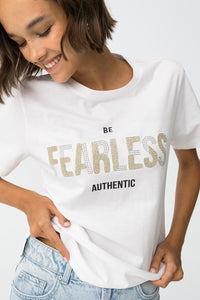 Tiffosi Patou White Tee Shirt
