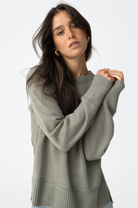 Tiffosi Eternal Jumper in Sage Green