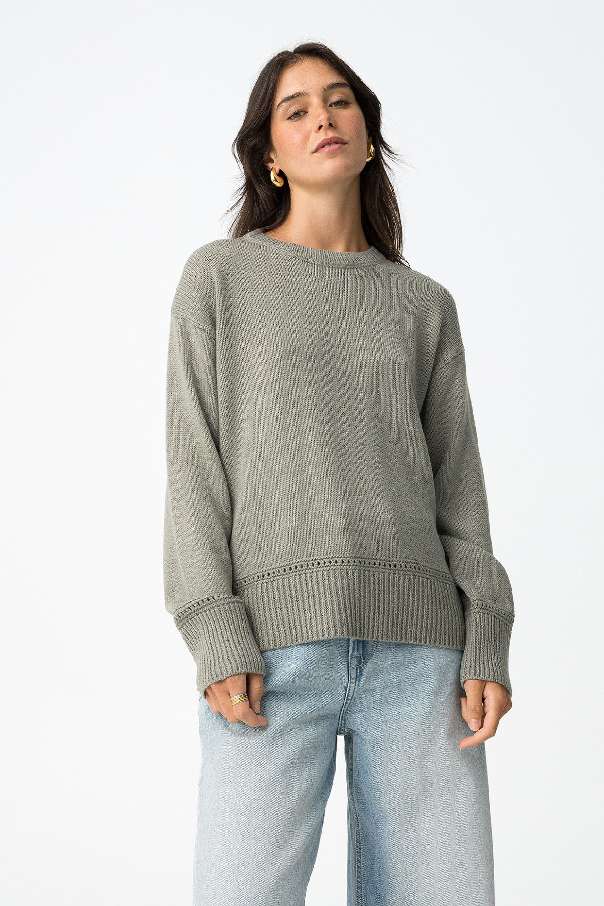 Tiffosi Eternal Jumper in Sage Green
