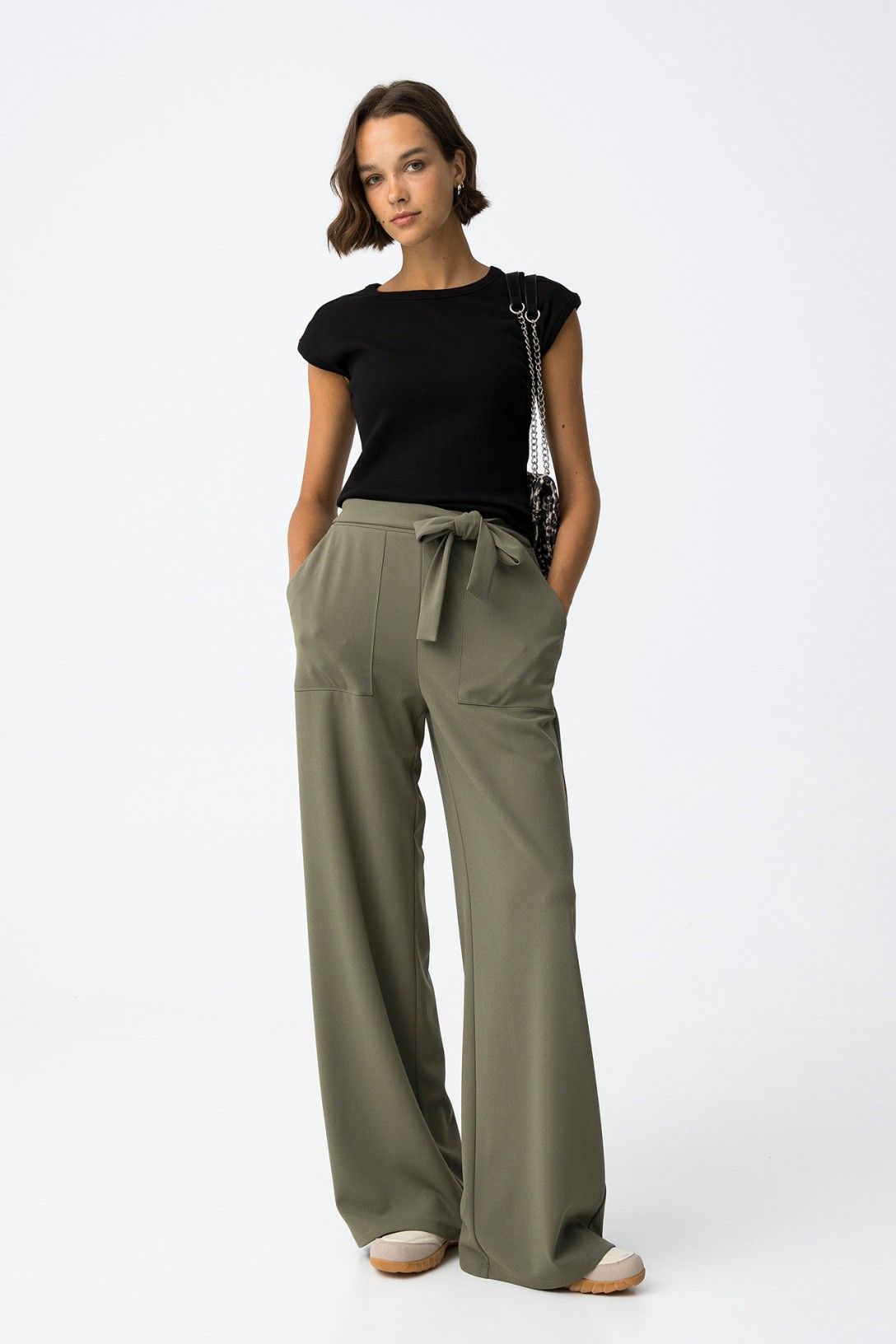 Tiffosi Johnson Trousers in Olive Green