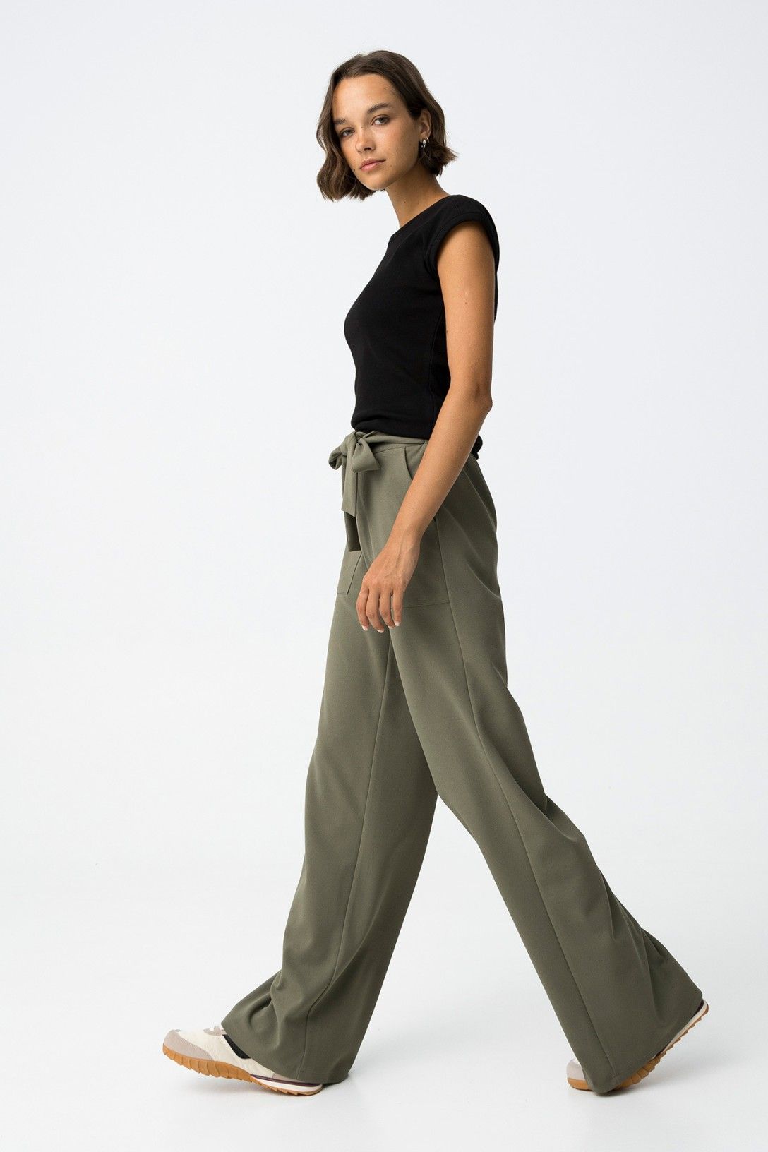 Tiffosi Johnson Trousers in Olive Green