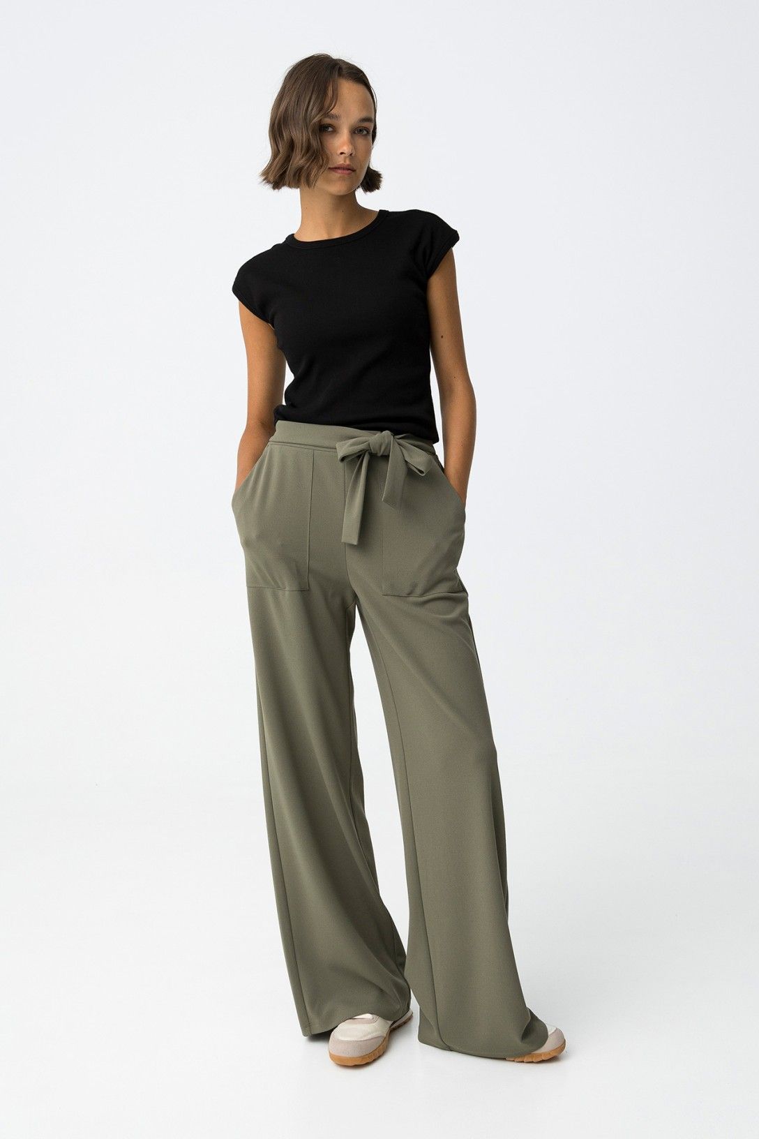 Tiffosi Johnson Trousers in Olive Green