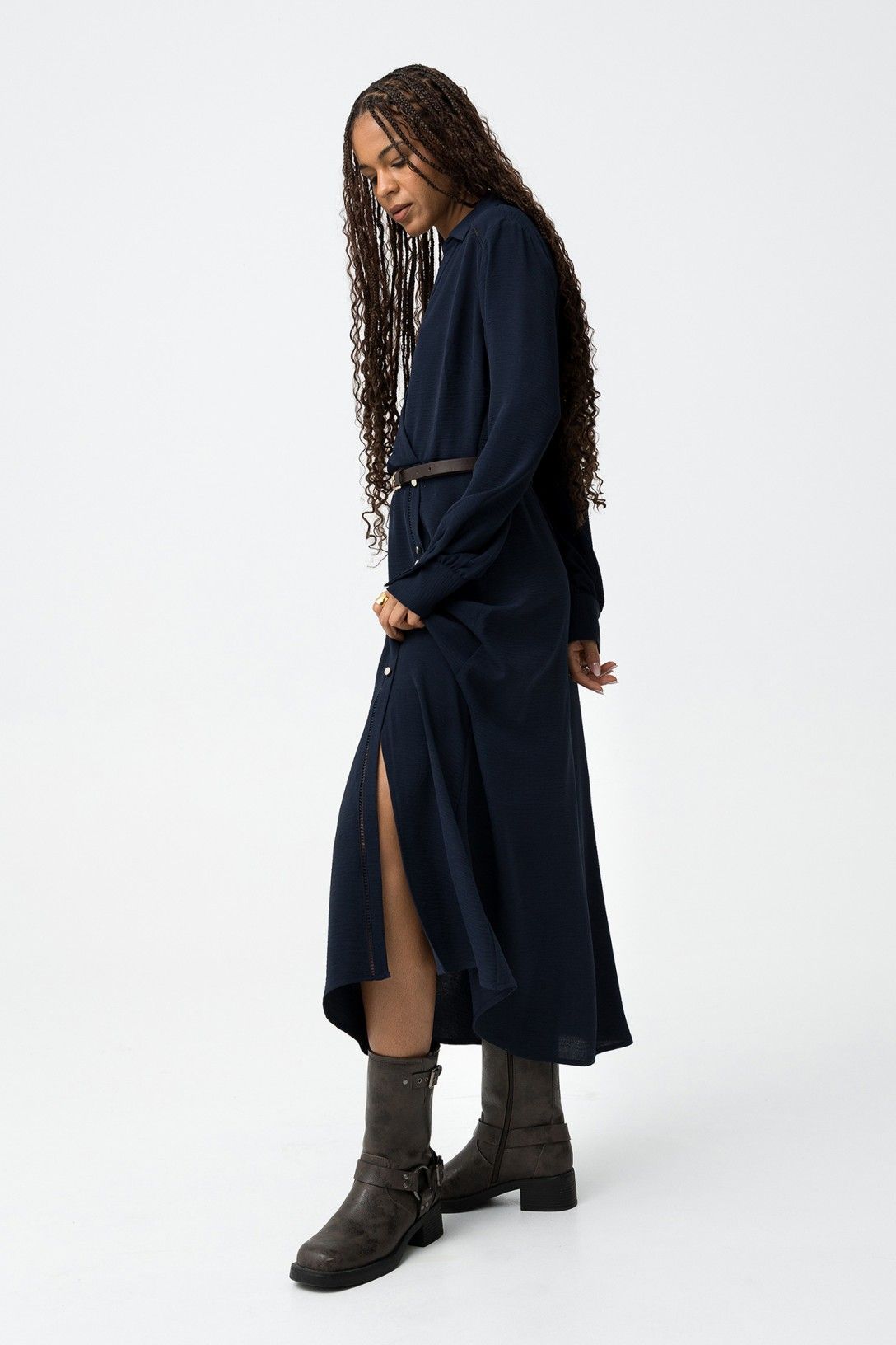 Tiffosi Serilia Dress in Navy