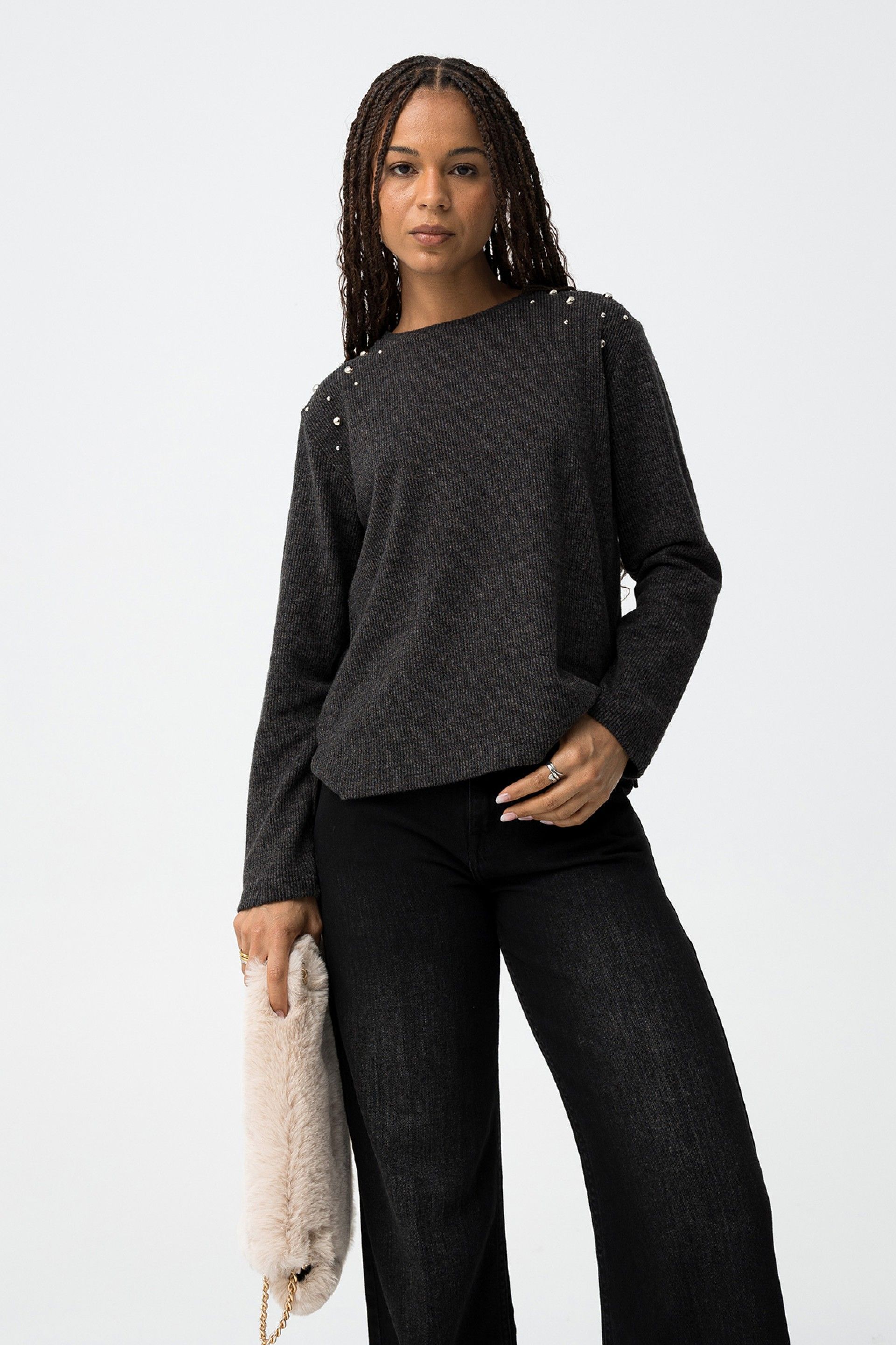 Tiffosi Amber Jumper in Grey