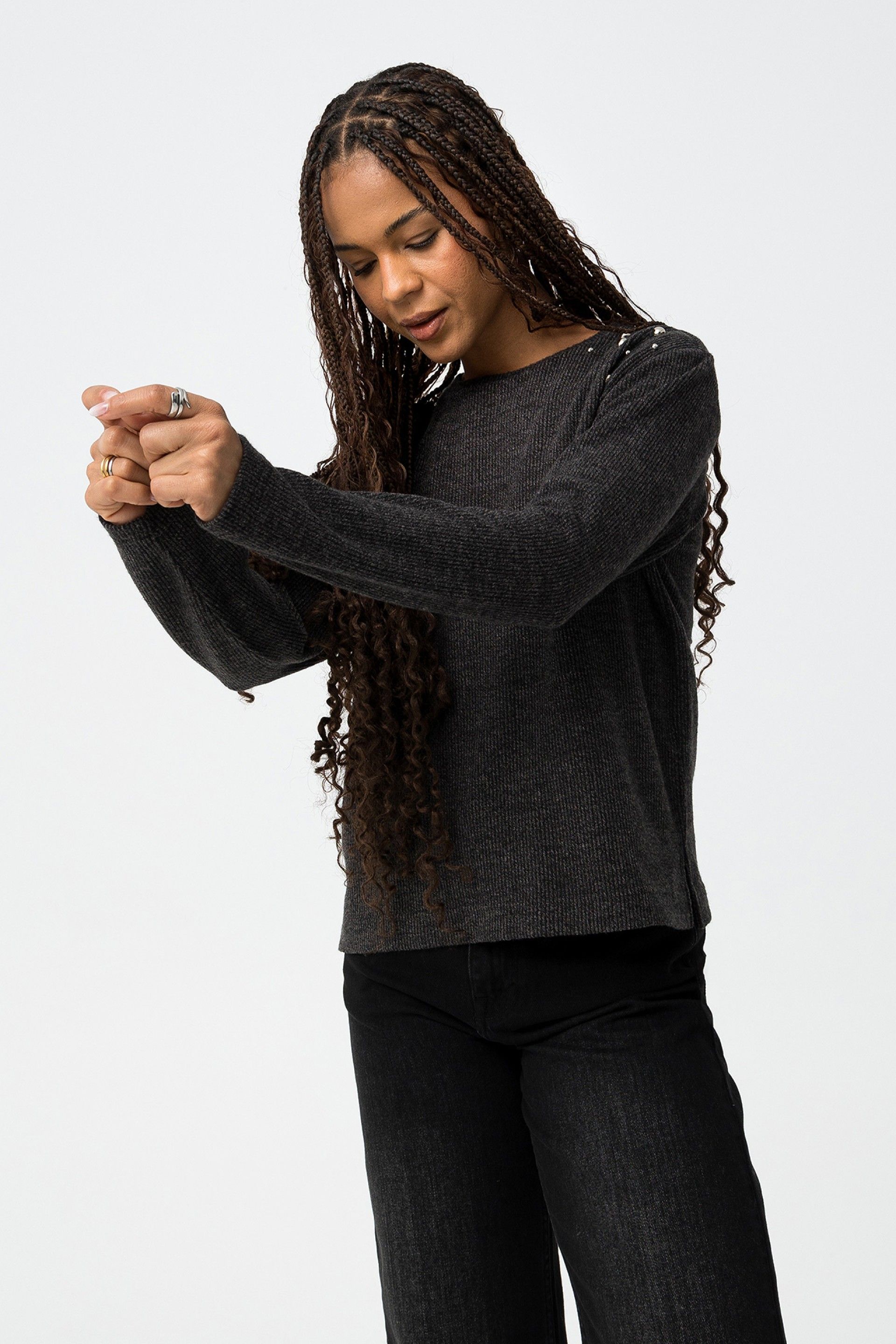 Tiffosi Amber Jumper in Grey