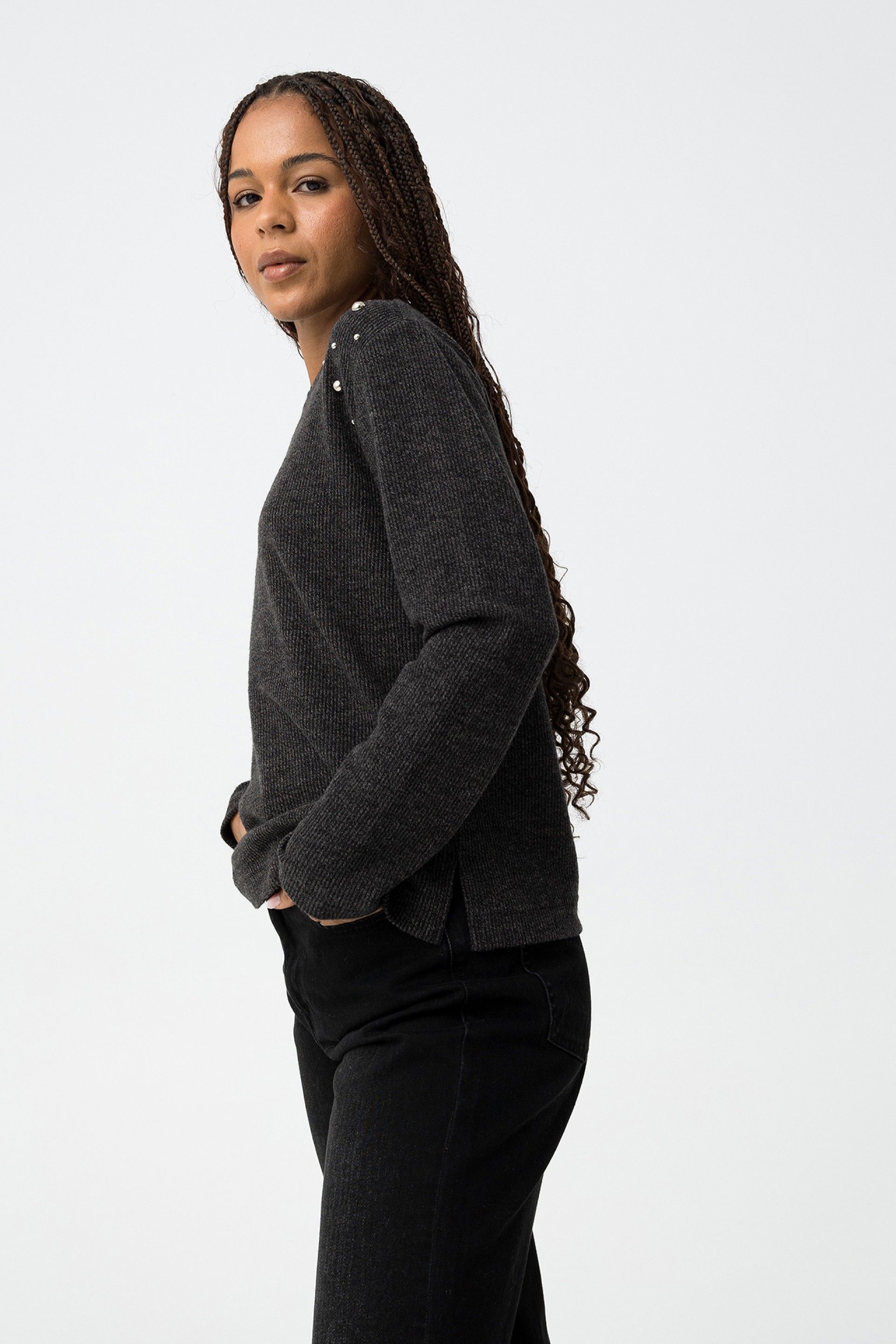 Tiffosi Amber Jumper in Grey