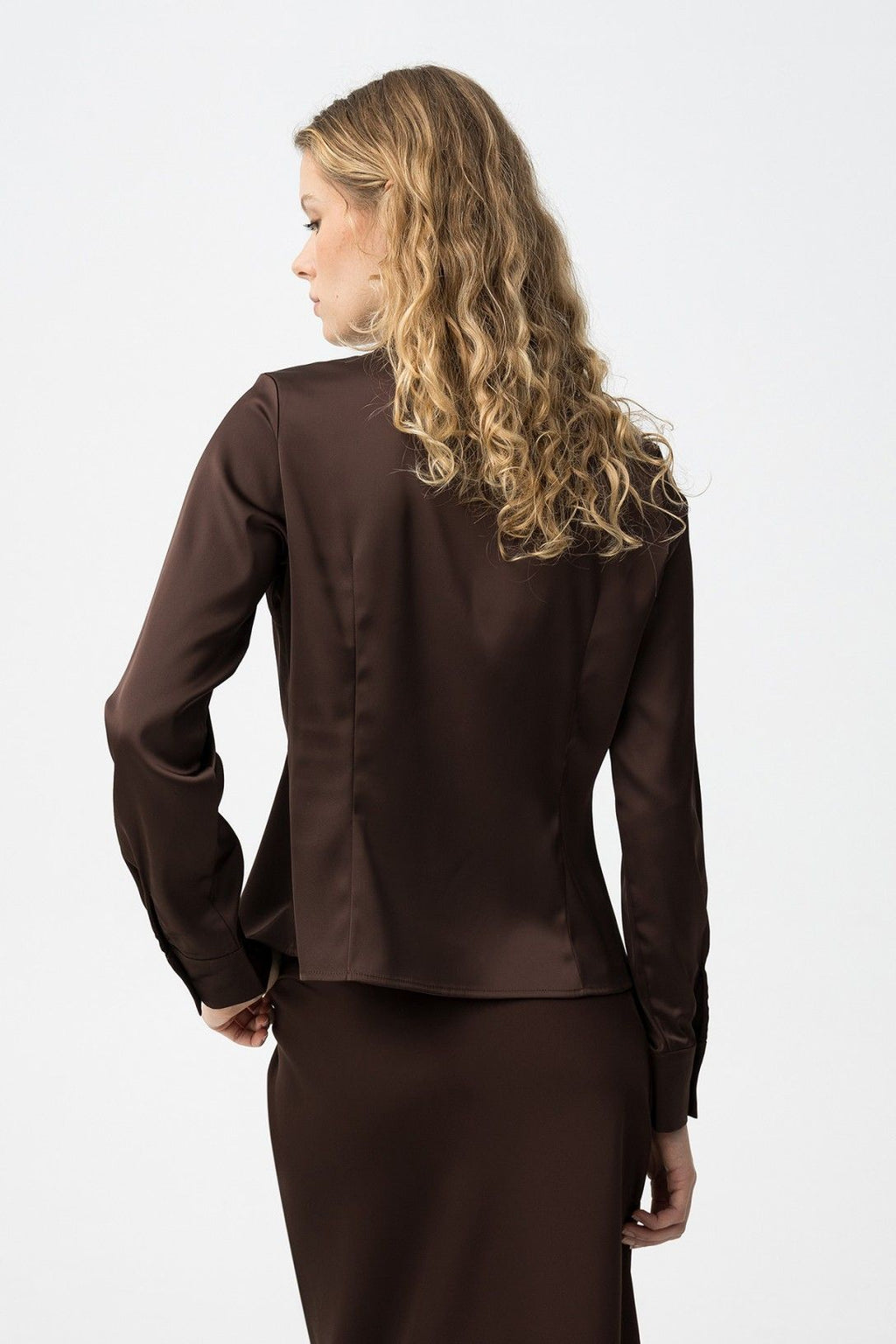 Tiffosi Justina Chocolate Brown Shirt