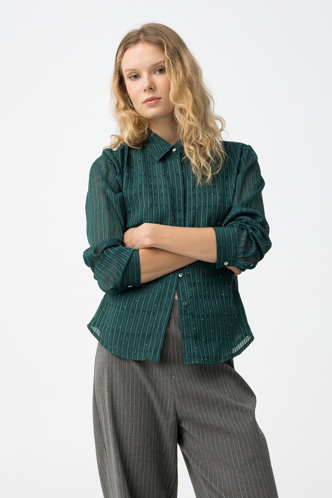 Tiffosi Reluzente Shirt in Green