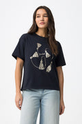 Tiffosi Maizena Tee Shirt in Navy