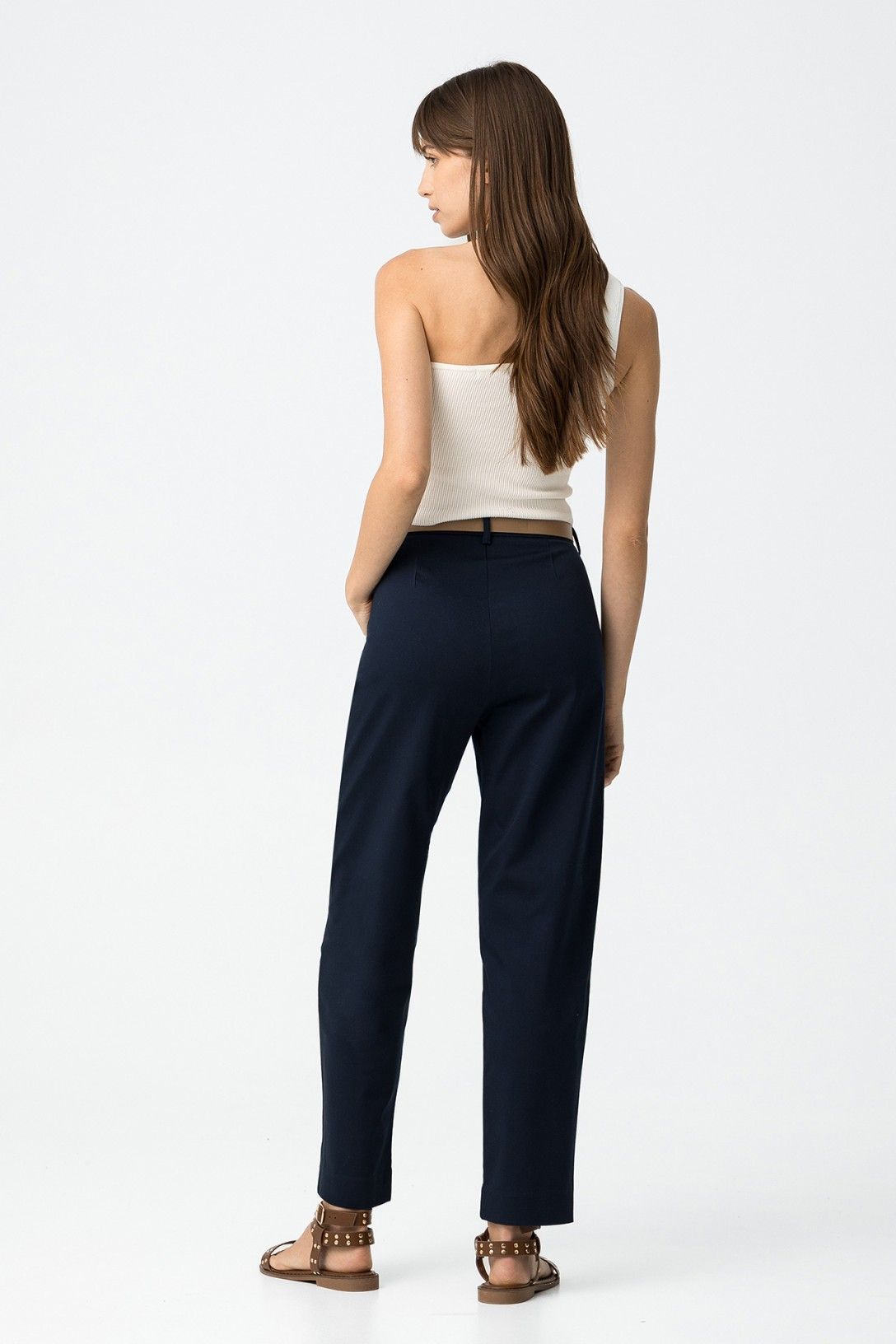 Tiffosi Bianca Navy Pants