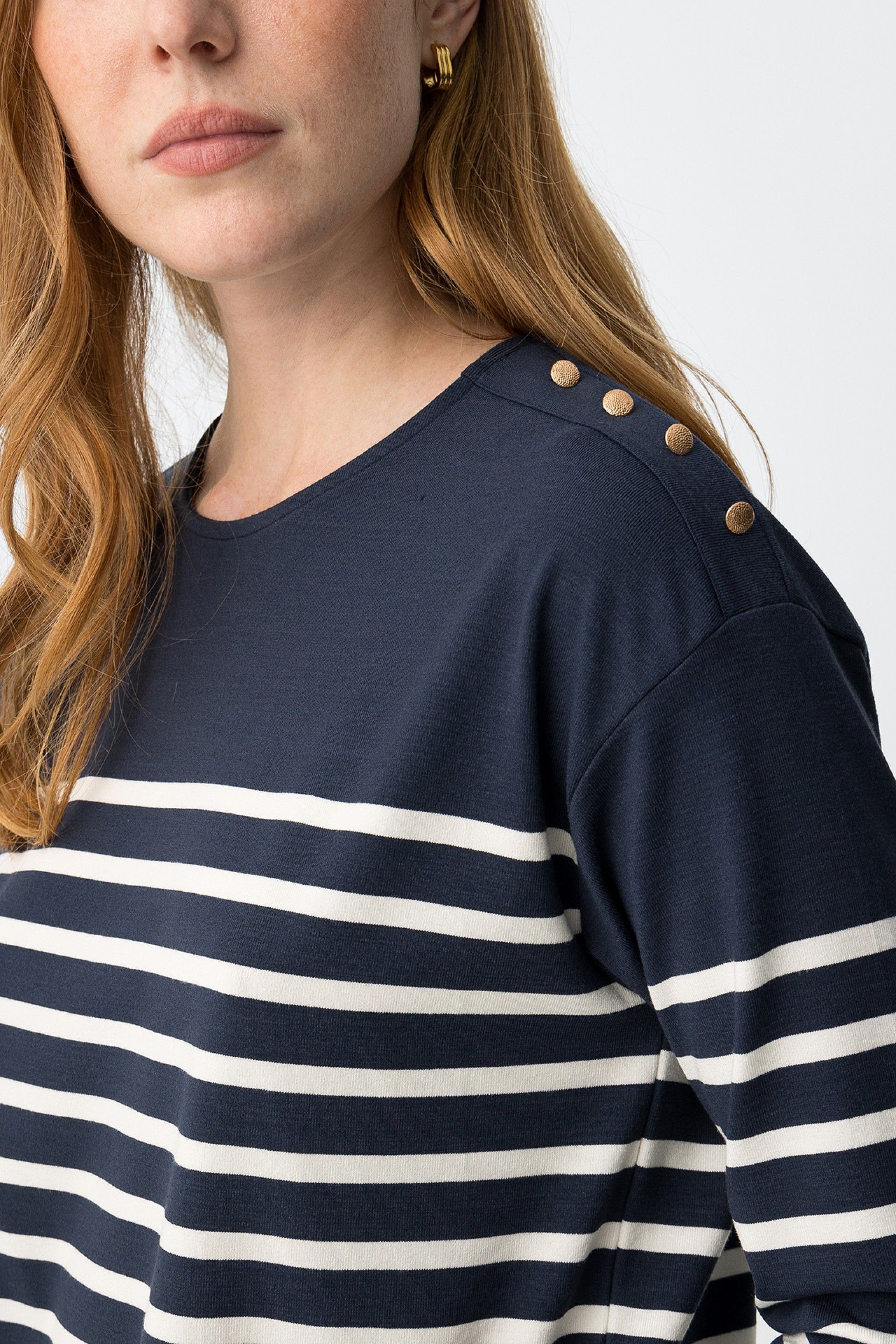 Tiffosi Venice Navy Stripe Light Jumper