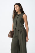 Tiffosi  Agusta Wastecoat Olive Green