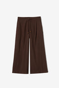 Tiffosi Wide Leg Trousers Brown