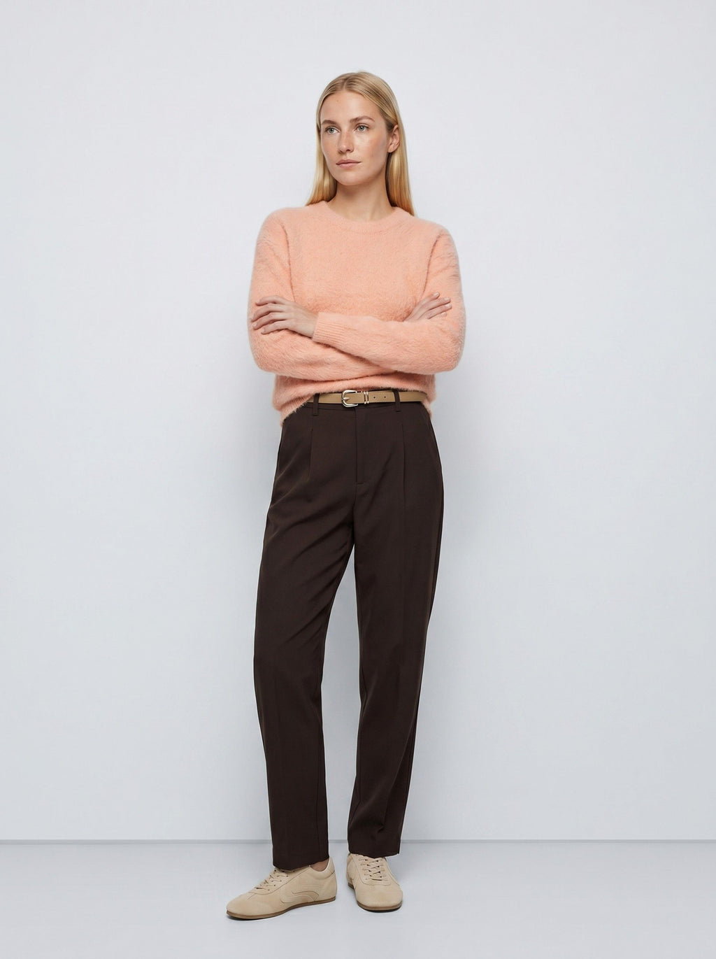 Tiffosi Lasso Brown Pants