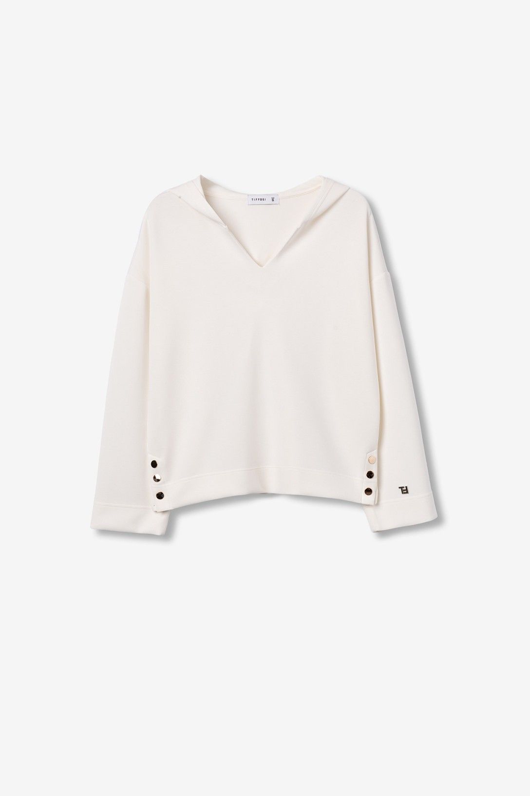 Tiffosi Olivia Cream Hoodie