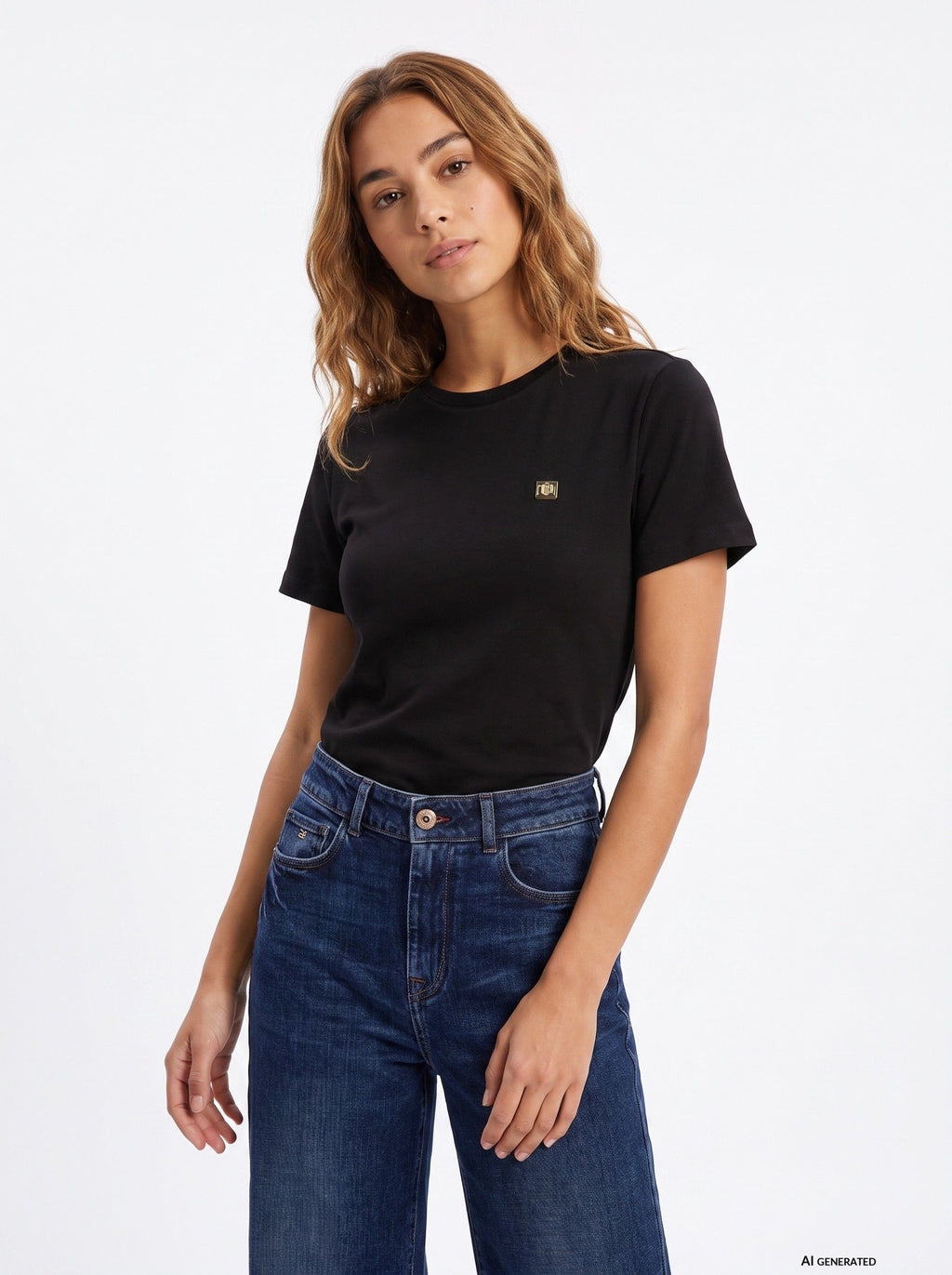 Tiffosi Kariz Black Tee Shirt