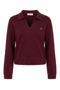 Tiffosi Valentina Sweatshirt in Maroon