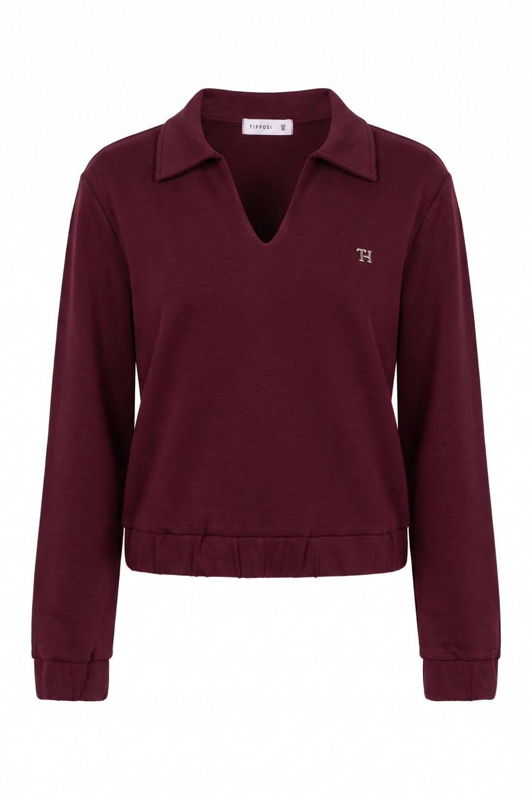 Tiffosi Valentina Sweatshirt in Maroon