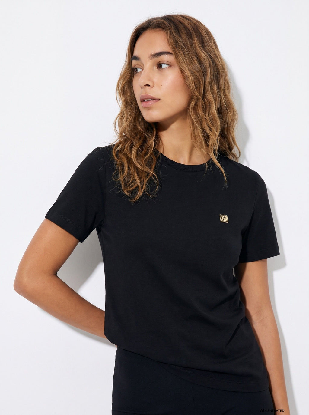 Tiffosi Kariz Black Tee Shirt