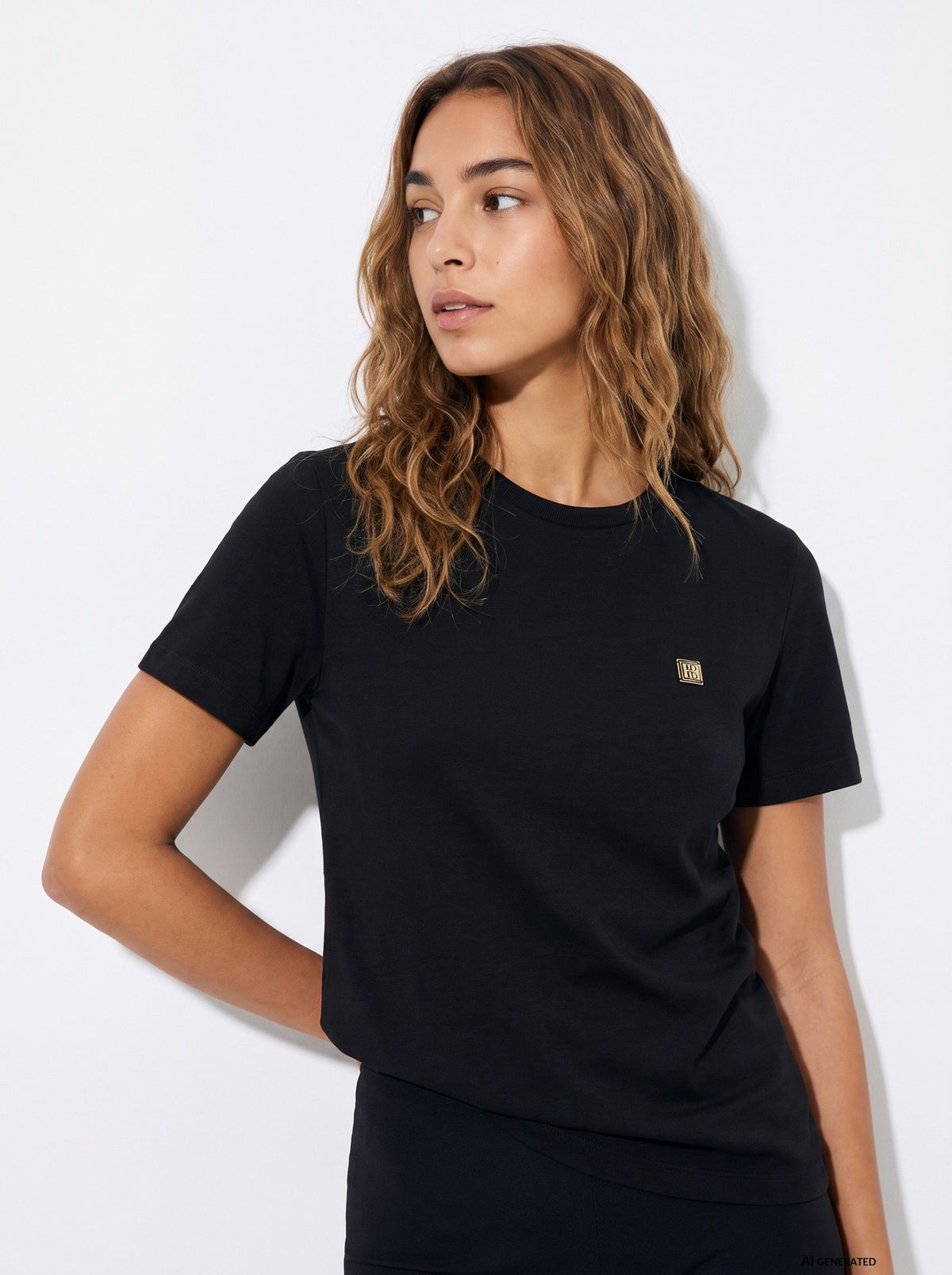 Tiffosi Kariz Black Tee Shirt