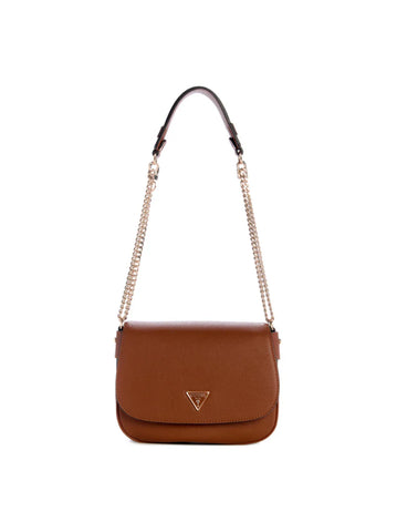 GUESS Fedora Saddle Bag Cognac