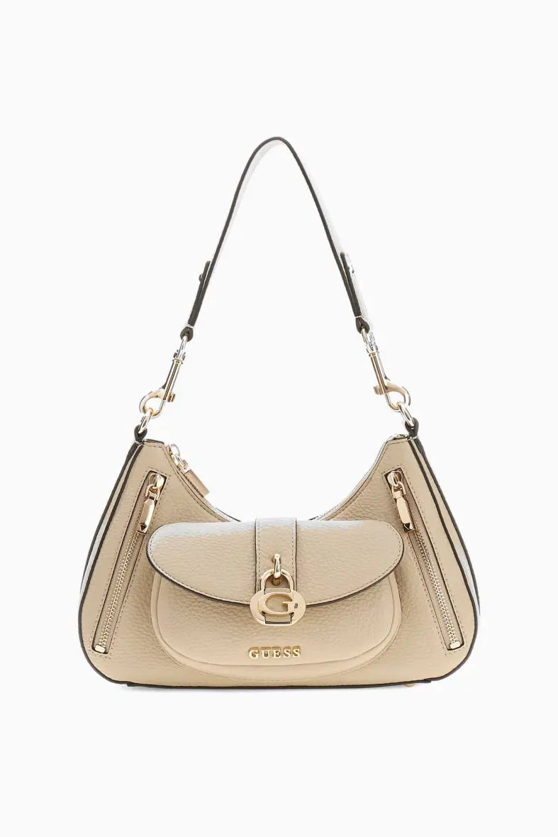 GUESS Jessa Crossbody Bag in Taupe