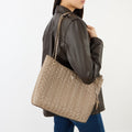 GUESS Cheryl Tote Bag Dark Taupe